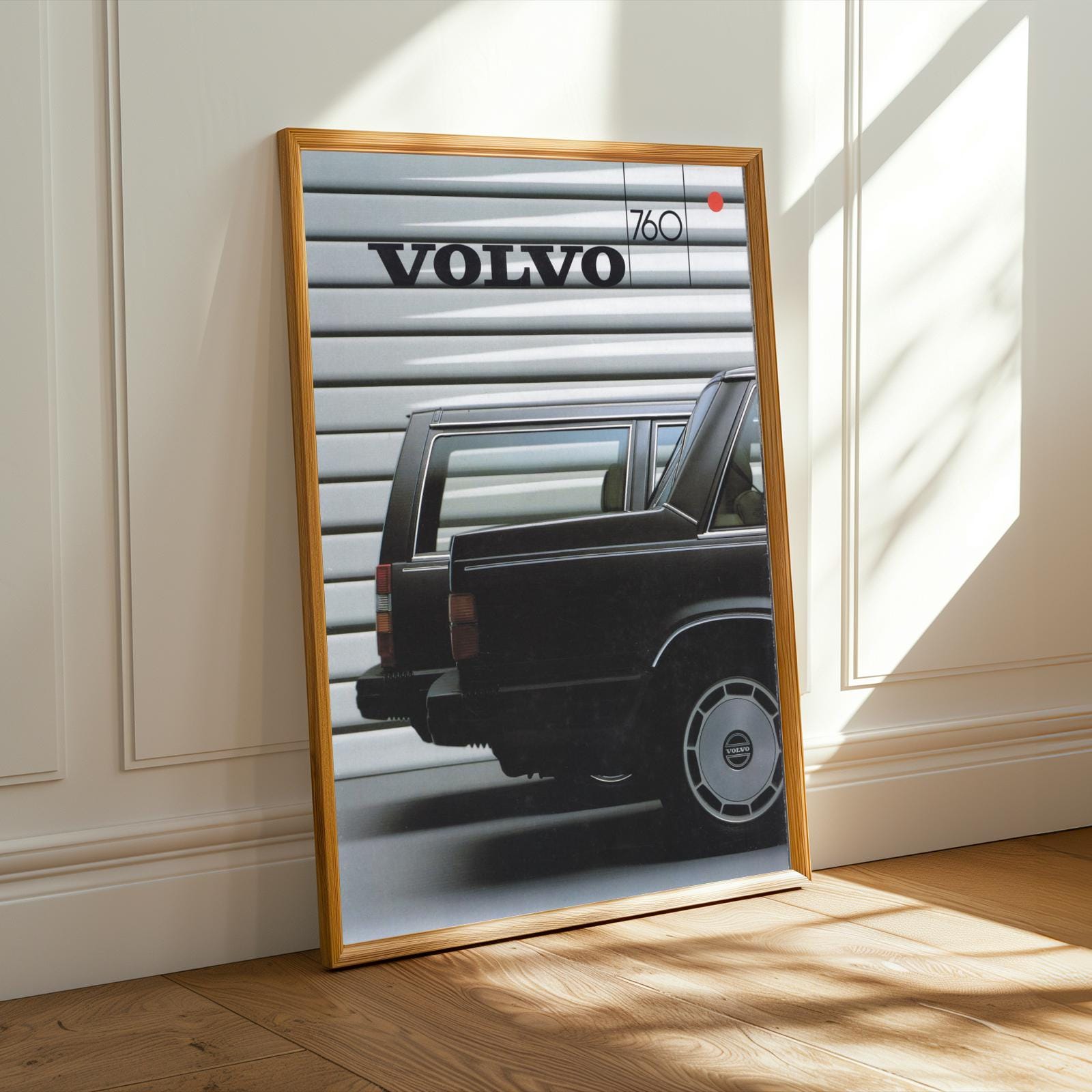Volvo Station Wagon Art Print | Retro Automotive Poster