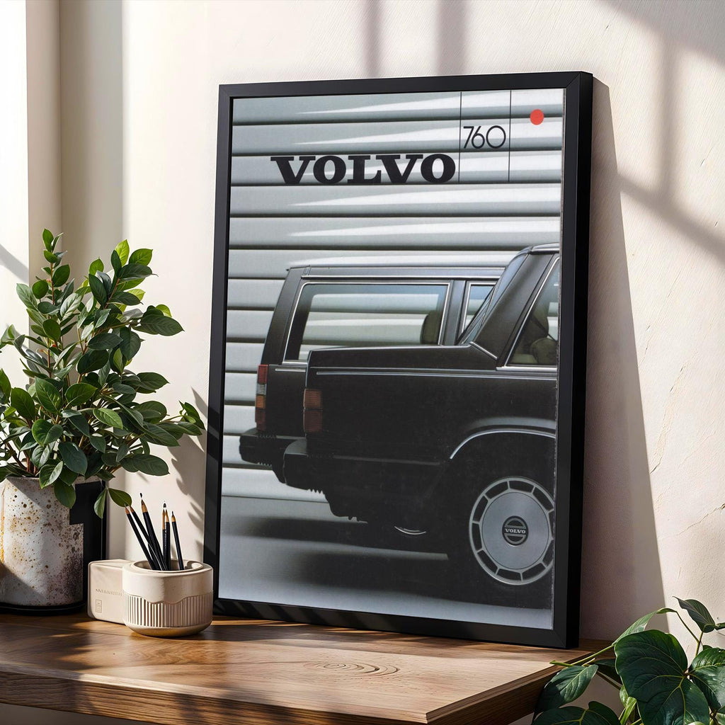 Volvo Station Wagon Art Print | Retro Automotive Poster