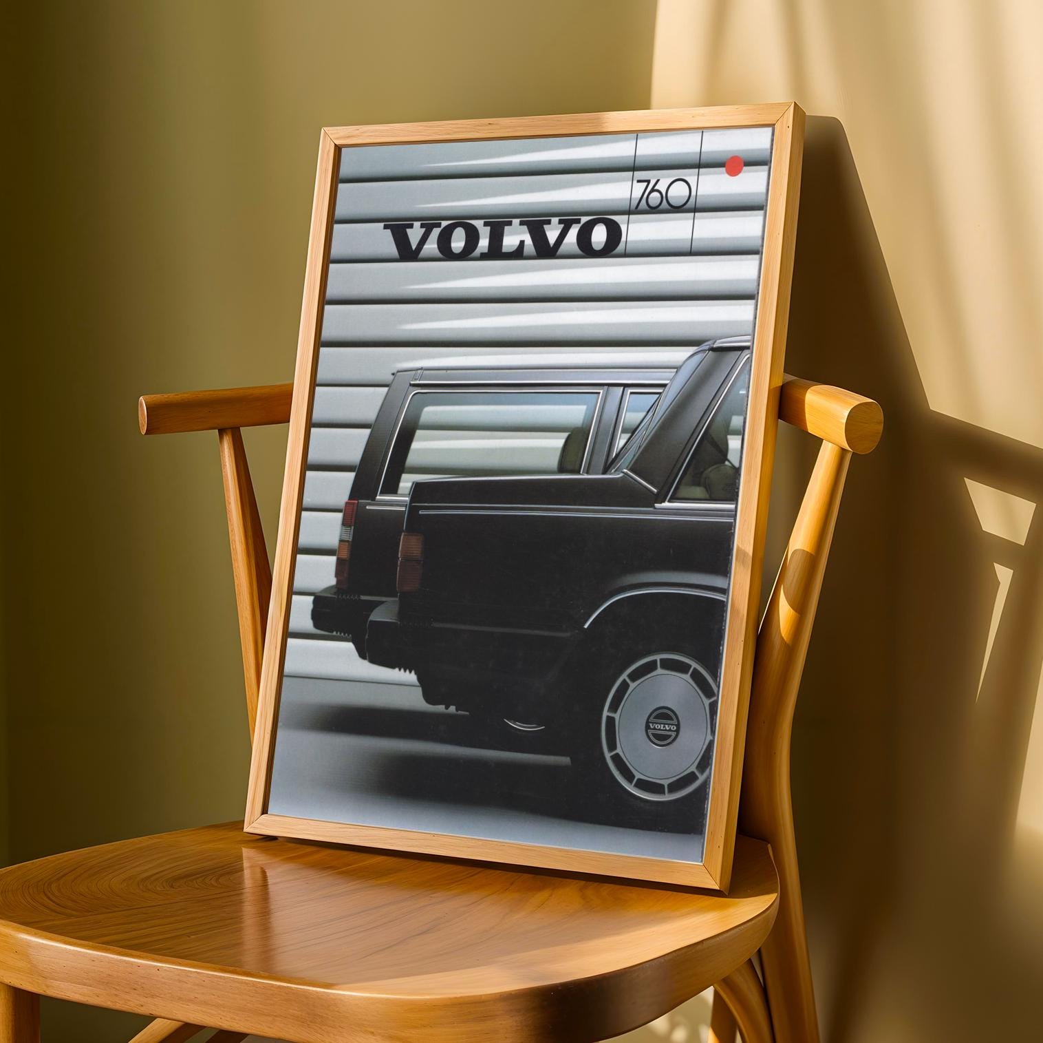Volvo Station Wagon Art Print | Retro Automotive Poster